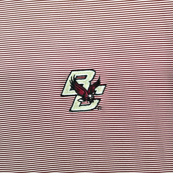 Peter Millar Boston College Eagles Polo Shirt Mens Large Summer Comfort NCAA - Picture 3 of 9